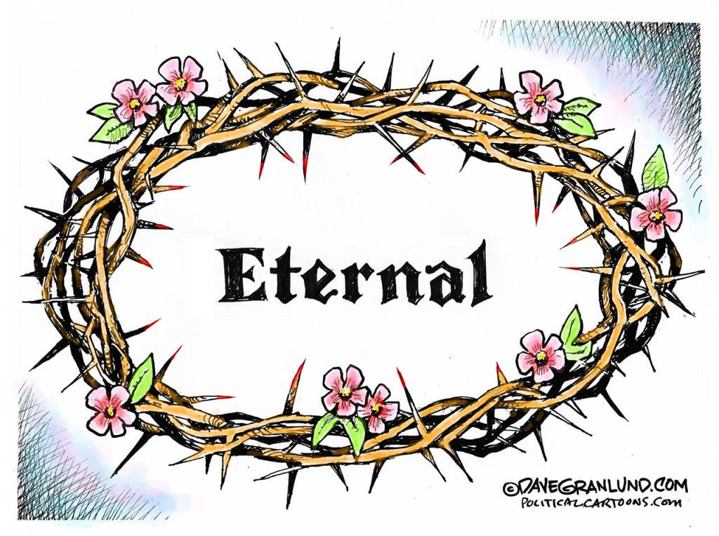 Editorial cartoons for Easter Sunday, April 16