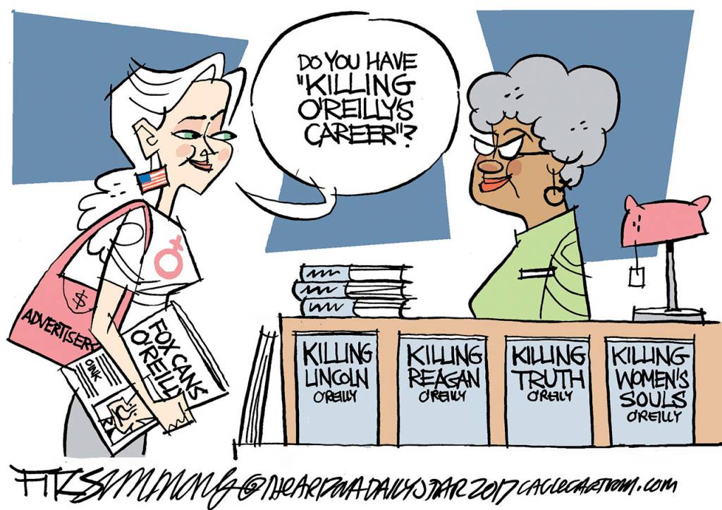 Editorial cartoons for Sunday, April 23