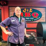 Joel Sexton, owner of J&L BBQ, at his Snohomish restaurant. He opened a second location in downtown Everett this week. (Andrea Brown / The Herald)