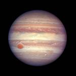 Jupiter, as captured by the Hubble Space Telescope on Monday. (NASA / the European Space Agency / A. Simon via GSFC)