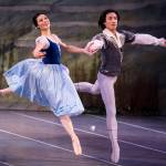 Mara Vinson, as Giselle, and Le Yin, as Albrecht, perform in Olympic Ballet Theatre&rsquo;s production of &ldquo;Giselle.&rdquo; (Ian Terry / The Herald)