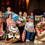 A first-ever Everett Quilt Show is scheduled for Friday and Saturday at Xfinity Arena conference center. It&rsquo;s presented by some extraordinarily talented quilters in the Marysville-based All in Stitches Quilt Guild. They met Tuesday at the Living Room Coffee House, bringing with them a few masterpieces. From left are Tammy Mohiswarnath, Grace Hawley, Becky Ray, Kathy McNeil, Cathryn Scott, Shawna Gould, Darlene McCourt, Vicki Hesseltine and Shirley Rock. (Dan Bates / The Herald)