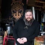 Erik Newquist, owner and brewer at Aesir Meadery, is making a name for himself in the mead brewing business in Everett. (Andy Bronson / The Herald)