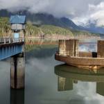 There is more than enough mountain snow to feed rivers in Snohomish County through the summer for the first time in several years via the Culmback Dam and Spada Reservoir near Sultan. (Kevin Clark / The Herald)