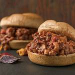 These sloppy Joes have sauteed mushrooms and bell peppers mixed in the lean ground beef. (Photo by Goran Kosanovic for The Washington Post)