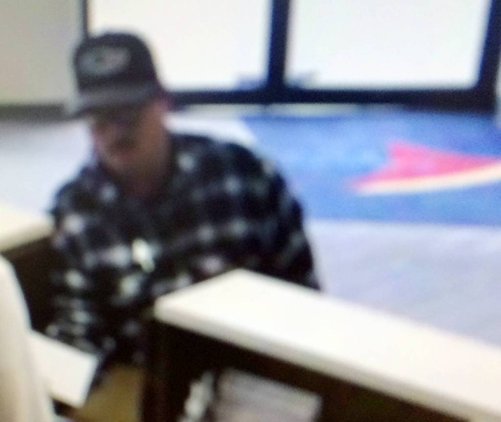 Police on Tuesday were searching for a bank robbery suspect. (Lynnwood police)