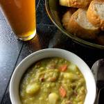 The trick to a split pea soup that isn&rsquo;t mushy is to not overcook it, so that most of the peas retain their shape. (Jan Roberts-Dominguez photo)