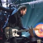 Inductee Eddie Vedder from the band Pearl Jam performs at the 2017 Rock and Roll Hall of Fame induction ceremony at the Barclays Center on Friday in New York. (Charles Sykes/Invision)
