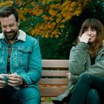 Anne Hathaway plays a woman who discovers that severe catastrophic events are somehow connected to the mental breakdown from which she&rsquo;s suffering in &ldquo;Colossal,&rdquo; co-starring Jason Sudeikis. (Neon via AP)