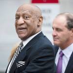 Bill Cosby leaves a courtroom after a pretrial hearing in his sexual assault case in Norristown, Pennsylvania, this month. Cosby&rsquo;s &ldquo;Little Bill Books&rdquo; series is among those making the American Library Association&rsquo;s annual top 10 list of &ldquo;challenged books.&rdquo; The reason is not the books themselves, but the multiple accusations of sexual assault made against the once-beloved actor-comedian. (Associated Press)