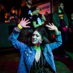 Kylie dances at Tony V&rsquo;s during the Fisherman&rsquo;s Village Music Festival in Everett on Friday, March 31. (Ian Terry / The Herald)