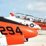 T-45 Goshawk jets sit at Naval Air Station Key West&rsquo;s Boca Chica Field last year. The Navy Department has grounded its entire fleet of T-45 trainer jets after instructor pilots raised concerns about the ability of aviators to breathe in them while flying, military officials said. (Petty Officer 2nd Class Cody R. Babin, U.S. Navy)