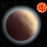 An artist&rsquo;s conception of the exoplanet GJ 1132b, which orbits the red dwarf star GJ 1132. (MPIA)