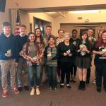 The Kiwanis Club of Snohomish recently awarded its Snohomish School District Students of the Quarter. (Contributed photo)