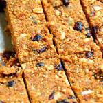 Quinoa oats energy bars are made with almonds, cranberries, honey and peanut butter. (Reshma Seetharam)