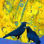 Kathleen A. Johnson&rsquo;s &ldquo;Cuervos en Dorado&rdquo; will be displayed in May at Gallery North in Edmonds.