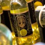 A newly labeled bottle of mead from Aesir Meadery at the shop in Everett. Owner Erik Newquist uses locally sourced honey, fruits and spices for his mead. (Andy Bronson / The Herald)