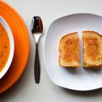 Tomato soup is the perfect partner with a grilled sandwich, which can be made with any variety of cheeses and breads. Don&rsquo;t be shy &mdash; dip the sandwich in the soup. (Andy Bronson / The Herald)