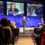Matt Walser shares memories of his mother, Donnetta Walser, during the celebration. (Kevin Clark / The Herald)