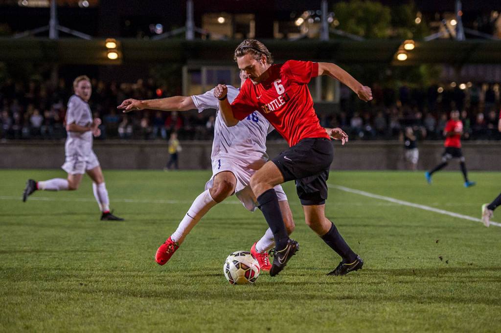 Seattle University soccer player Kyle Bjornethun was a finalist for The Herald&rsquo;s Man of the Year in Sports for 2016. (Seattle University photo)