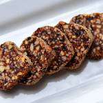 Dry fruit rolls made with cranberry and date puree are quick and easy snacks. (Reshma Seetharam)