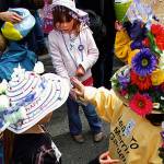 Children wait in line to be judged at the bonnet contest at the 2009 Snohomish Easter Parade held on First Street. (Mark Mulligan / Herald File)