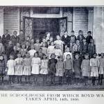 Annette Fitch-Brewer&rsquo;s son, Curtis, who went by the assumed name of Boyd McIntyre while in hiding, was taken from this Lake Stevens schoolhouse by a lawyer and deputy sheriff April 14, 1910. (From &ldquo;The Story of a Mother-Love&rdquo;)
