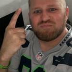 Retired U.S. Marine Corps Sgt. Daniel Erlandson now lives in Ohio but still represents for his Seattle Seahawks. (Contributed photo)