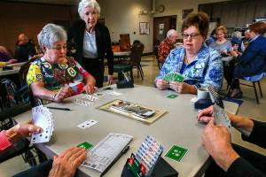 Senior citizens hope to bridge generations with card game
