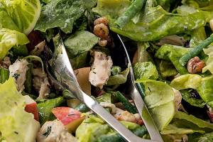 A recipe that rescues the boring salad with chicken