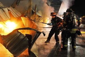 No one hurt in fire at Snohomish storage facility