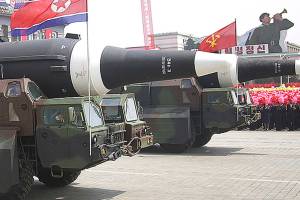 On day of military fanfare, North Korean missile test flops