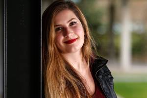 Aurora Kerr, who has a passion for culinary arts and Edmonds&rsquo; eLearning program, is this this week&rsquo;s Herald Superkid. (Dan Bates / The Herald)