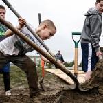 Volunteers get baseball field at Stanwood school game-ready
