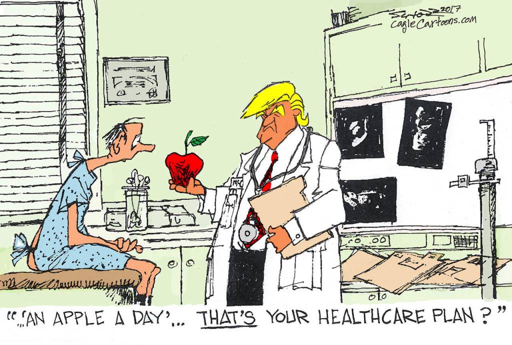 Editorial cartoons for Monday, May 1