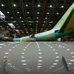 Work continues on a 747 in final assembly inside Boeing&rsquo;s Everett facility in June, 2015. (Mark Mulligan/Herald file photo)