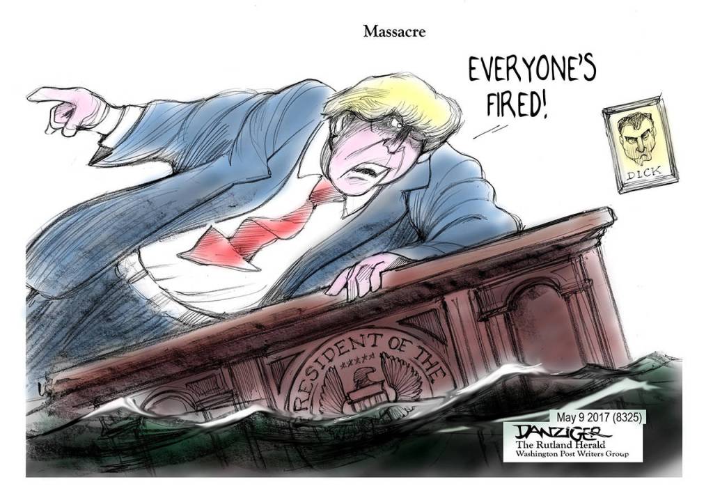 Editorial cartoons for Thursday, May 11