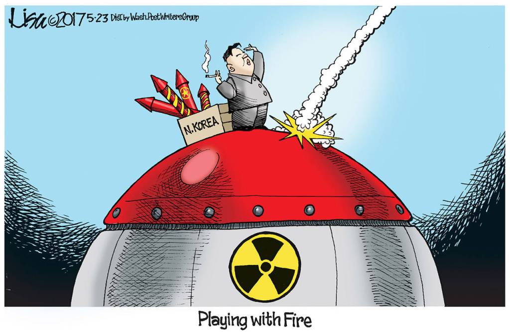 Editorial cartoons for Wednesday, May 24