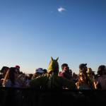 Festivalgoers in the crowd enjoy music on the first of three days during the annual Sasquatch! Music Festival on Friday, May 26, 2017 in George, Wa. (Daniella Beccaria / For the Herald )