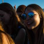 A festivalgoer enjoys the performance at the Bigfoot stage on the first of three days during the annual Sasquatch! Music Festival on Friday, May 26, 2017 in George, Wa. (Daniella Beccaria / For the Herald )