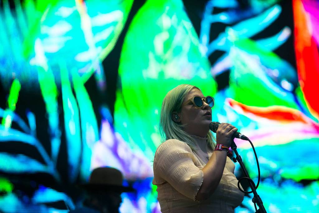 The Head and the Heart performs at the main stage on the first of three days during the annual Sasquatch! Music Festival on Friday, May 26, 2017 in George, Wa. (Daniella Beccaria / For the Herald )