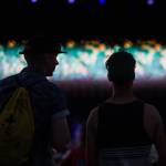 Festivalgoers listen to The Head and the Heart perform at the main stage on the first of three days during the annual Sasquatch! Music Festival on Friday, May 26, 2017 in George, Wa. (Daniella Beccaria / For the Herald )