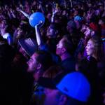 Festivalgoers in the crowd enjoy music on the first of three days during the annual Sasquatch! Music Festival on Friday, May 26, 2017 in George, Wa. (Daniella Beccaria / For the Herald )
