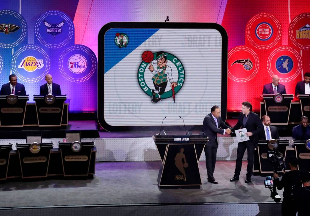 Celtics win 1st pick in NBA draft lottery