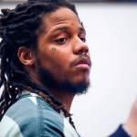 In Snohomish County Superior Court on Tuesday, Jacq Mitchell glances away from the bench momentarily during sentencing for shooting a man in Mukilteo. (Dan Bates / The Herald)