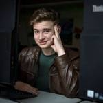 Cavelero Mid-High student Bailey Griffin has become a Certified Microsoft Manager through his many certifications of Microsoft software programs. (Ian Terry / The Herald)