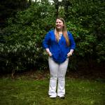 Breeanna Martin graduated from Lynnwood High School in 2016 and now attends Everett Community College, where she is pursuing a career in nursing. Martin was raised by a single father and is the first in her family to go to college. (Ian Terry / The Herald)