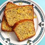 Lemon poppy seed bread sweetened with honey makes for an ultra-moist crumb. (Photo by Deb Lindsey for The Washington Post)