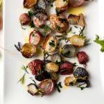 Roasted radishes have a mellow, subtly earthy taste similar to that of a turnip. (Photo by Goran Kosanovic for The Washington Post)