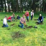 Twenty-five volunteers on April 29 planted over 100 trees and shrubs along Portage Creek at Stillaguamish Valley Pioneer Park in Arlington in honor of Arbor Day. (Contributed photo)